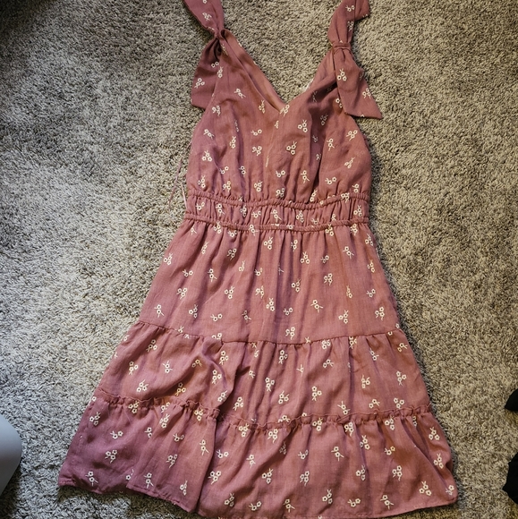 Lucky Brand Pink Floral Dress - Picture 1 of 6
